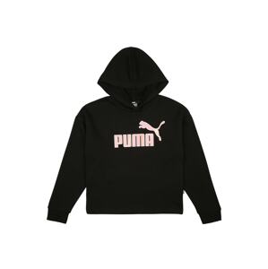 PUMA Mikina  bílá / růžová / pastelově oranžová / černá