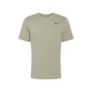 NIKE Funkční tričko  khaki / černá