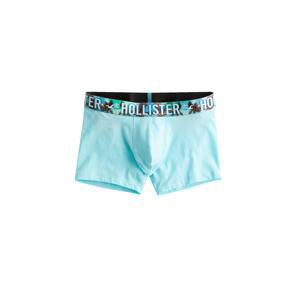 HOLLISTER Boxerky  světlemodrá / bílá / hnědá / nefritová