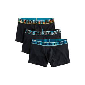 HOLLISTER Boxerky  černá / modrá / hnědá / oranžová / žlutá