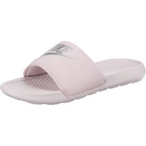 Nike Sportswear Pantofle 'Victori'  stříbrně šedá / pastelově růžová