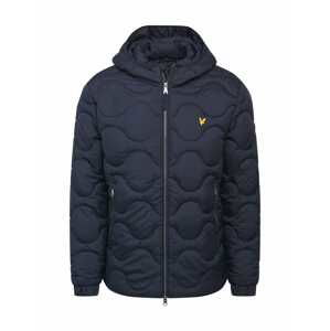 Lyle & Scott Přechodná bunda  tmavě modrá / žlutá