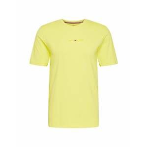 Tommy Sport Funkční tričko  žlutá / bílá / červená