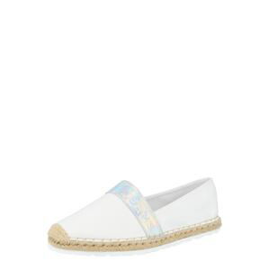 Tommy Jeans Espadrilky  světle béžová / stříbrná / bílá