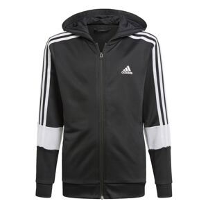 ADIDAS PERFORMANCE Sportovní mikina  černá / bílá