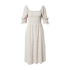 Y.A.S Tall Letní šaty 'SYRINE'  bílá / béžová / fialová