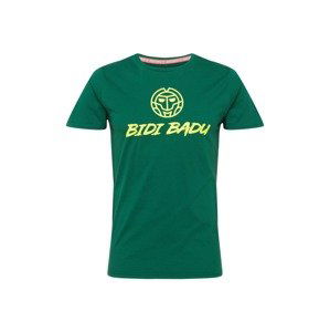 BIDI BADU Funkční tričko  tmavě zelená / žlutá