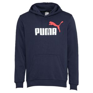 PUMA Sportovní mikina  tmavě modrá / bílá / červená