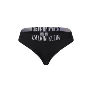 Calvin Klein Swimwear Spodní díl plavek  černá / bílá