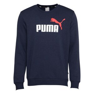 PUMA Sportovní mikina  tmavě modrá / bílá / červená