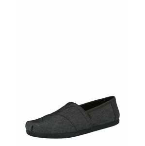 TOMS Slipper 'ALPARGATA'  černá / bílá