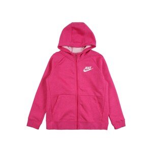 Nike Sportswear Mikina s kapucí  pink / bílá