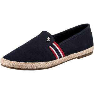 TOM TAILOR Espadrilky  bílá / červená / tmavě modrá / karamelová