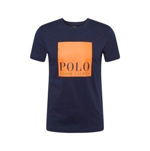 Polo Ralph Lauren Tričko  námořnická modř / jasně oranžová