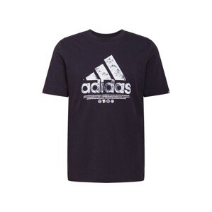 ADIDAS PERFORMANCE Funkční tričko  černá / bílá