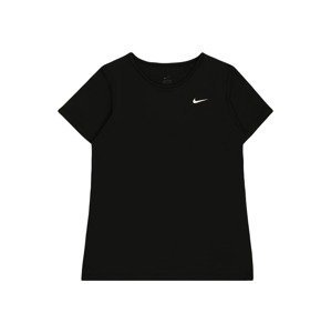 NIKE Funkční tričko  černá / bílá