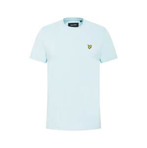 Lyle & Scott Tričko  světlemodrá / černá / zlatá