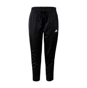 ADIDAS PERFORMANCE Sportovní kalhoty  černá / bílá