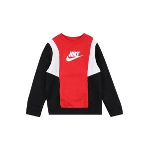 Nike Sportswear Mikina 'Amplify'  bílá / černá / červená