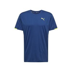 PUMA Funkční tričko  královská modrá / bílá / svítivě žlutá