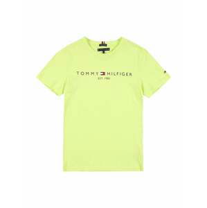 TOMMY HILFIGER Tričko  citronová / námořnická modř / červená