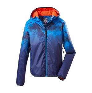 KILLTEC Outdoorová bunda 'Lyse'  námořnická modř / aqua modrá / oranžově červená