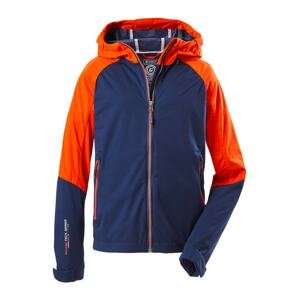KILLTEC Outdoorová bunda 'Rodeny'  námořnická modř / bílá / svítivě oranžová