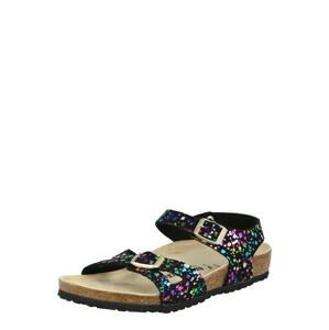 BIRKENSTOCK Sandály 'Rio'  černá / mix barev