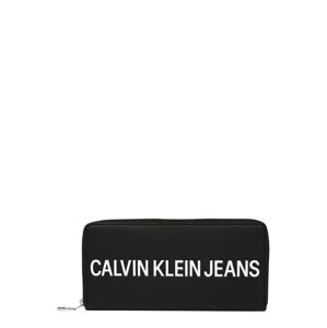 Calvin Klein Jeans Peněženka  černá / bílá