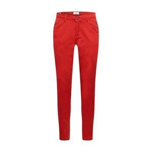 JACK & JONES Chino kalhoty 'MARCO'  červená