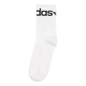 ADIDAS ORIGINALS Ponožky 'Fold Cuff'  černá / bílá