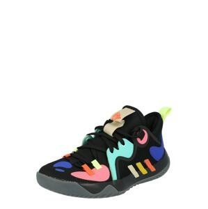 ADIDAS PERFORMANCE Sportovní boty 'Harden Stepback 2'  černá / aqua modrá / pink / modrá / pastelově žlutá
