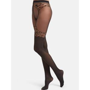 Wolford Jemné punčocháče 'Flora'  černá