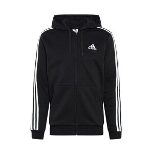 ADIDAS SPORTSWEAR Sportovní mikina  černá / bílá