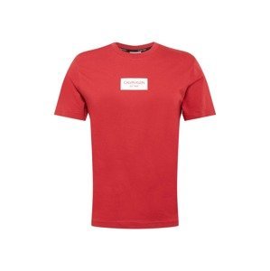 Calvin Klein Tričko  červená / bílá