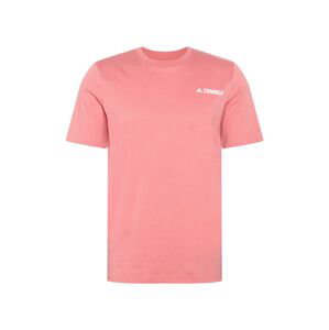 adidas Terrex Funkční tričko  růžová / bílá