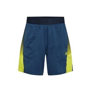 ADIDAS PERFORMANCE Sportovní kalhoty  námořnická modř / tmavě modrá / žlutá / bílá