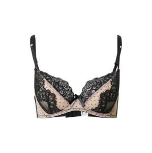 Hunkemöller Podprsenka 'Senara'  černá / béžová