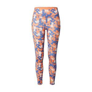 DELICATELOVE Sportovní kalhoty 'Nadi'  modrá / jasně oranžová / bílá