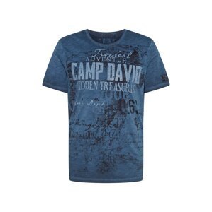 CAMP DAVID Tričko  světlemodrá / noční modrá / námořnická modř