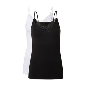 Vero Moda Tall Top 'Inge'  černá / bílá