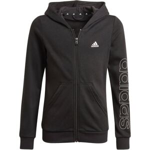 ADIDAS SPORTSWEAR Sportovní mikina  černá / bílá