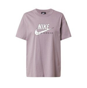 Nike Sportswear Tričko  šeříková / bílá