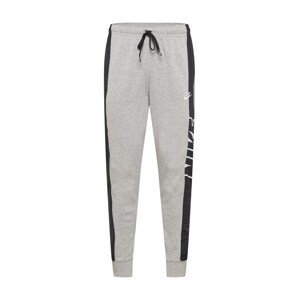 Nike Sportswear Kalhoty  černá / bílá / světle šedá
