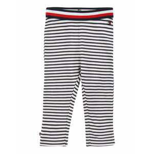 TOMMY HILFIGER Leggings  bílá / melounová / tmavě modrá