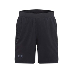 UNDER ARMOUR Sportovní kalhoty 'Launch'  černá / šedá