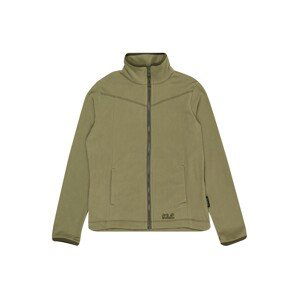 JACK WOLFSKIN Funkční flísová bunda 'SANDPIPER'  khaki / jedle