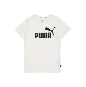 PUMA Funkční tričko  černá / bílá