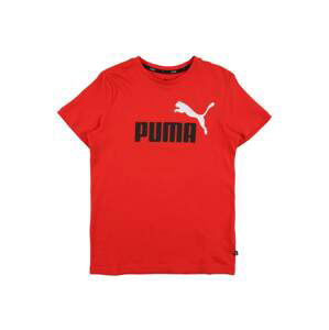 PUMA Tričko  jasně červená / bílá / černá