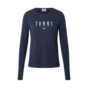 Tommy Jeans Tričko  námořnická modř / bílá / světle červená